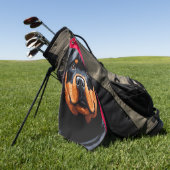 ロットワイラー ゴルフタオル (グリーン)