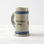 ロットワイラー ビールジョッキ (正面左)