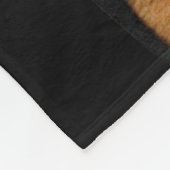 ロットワイラー フリースブランケット (角)