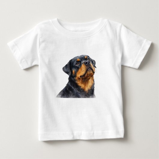 ロットワイラー ベビーTシャツ (正面)