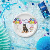 ロットワイラー ペーパープレート (パーティー)