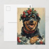 ロットワイラー ポストカード (正面/裏面)