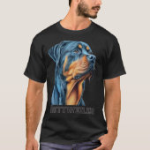 ロットワイラー ママ Tシャツ (正面)