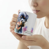 ロットワイラー モダン コーヒーマグカップ