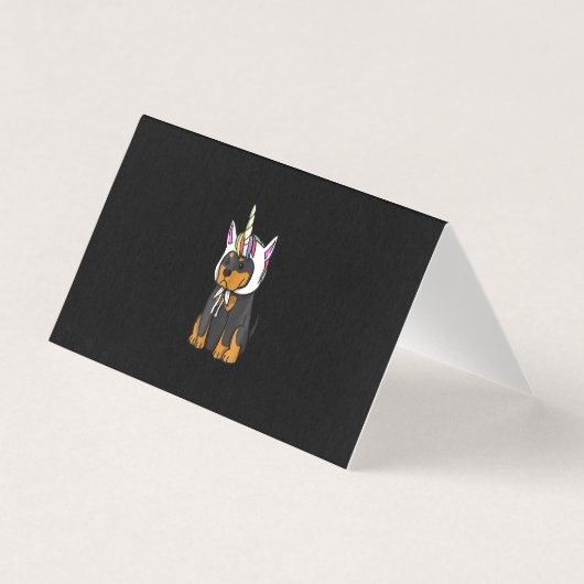 ロットワイラー ユニコーン 犬 (正面)