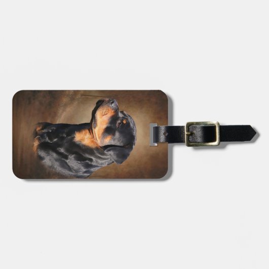 ロットワイラー ラゲッジタグ (正面横)