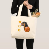 ロットワイラー ラージトートバッグ (正面(商品))