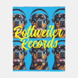 ロットワイラー・レコードのブランケット フリースブランケット
