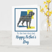 ロットワイラー / ロッティ 犬 トリカラー 父の日のカード カード (黄色い花)