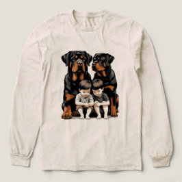 ロットワイラー - 子どもの忠実な守護者ロットワイラー トライブレンドTシャツ