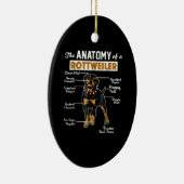 ロットワイラー |犬カッコいい好き セラミックオーナメント (右)