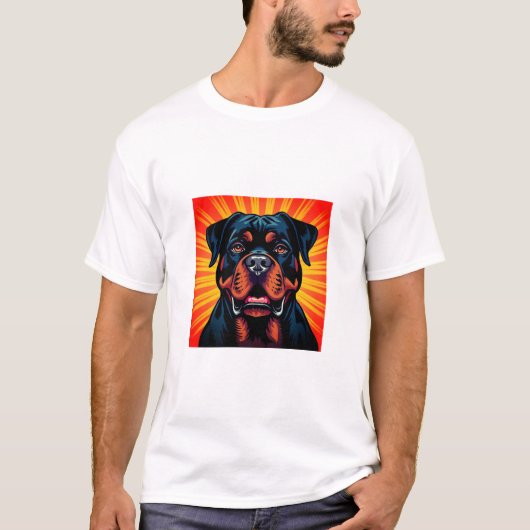 ロットワイラー 犬 Tシャツ (正面)