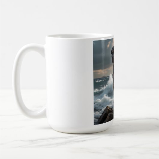 ロットワイラー 高級 コーヒーマグ コーヒーマグカップ (左)