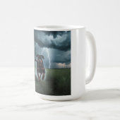 ロットワイラー 高級 コーヒーマグ コーヒーマグカップ (正面右)