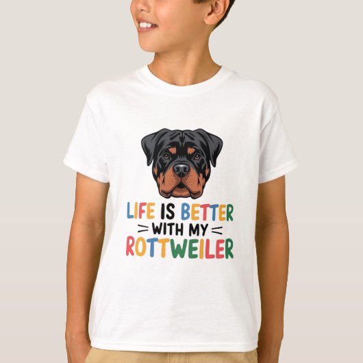 ロットワイラー Tシャツ (正面)