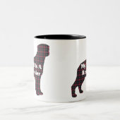 ロットワイラーBFFマグ ツートーンマグカップ (中央)