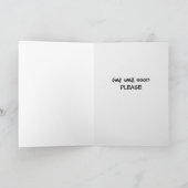 ロットワイラーGet Well Soon Card カード (内部)