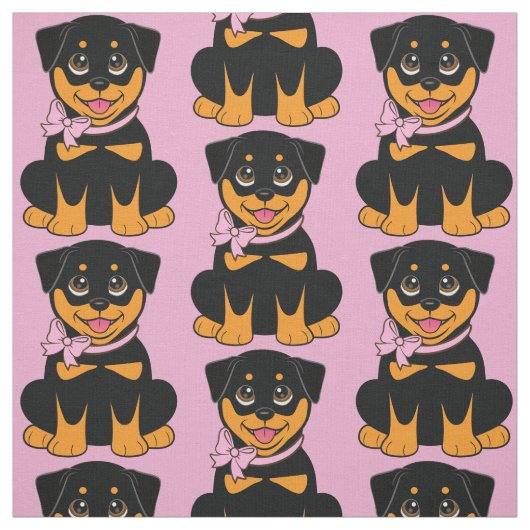 ロットワイラーPupppy ファブリック (見本)