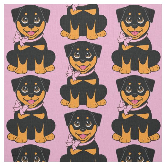 ロットワイラーPupppy ファブリック (見本)