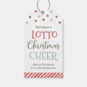 ロットーのクリスマスプレゼントのタグ ギフトタグ (正面)