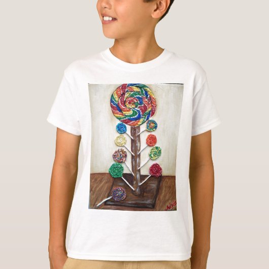 ロットO棒つきキャンデー Tシャツ (正面)