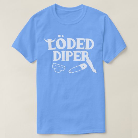 ロッドおもしろいディパー Tシャツ (デザイン正面)