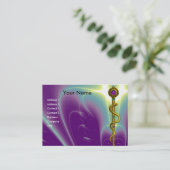 ロッドのアスレピウス医療気に健康 名刺 (スタンド正面)