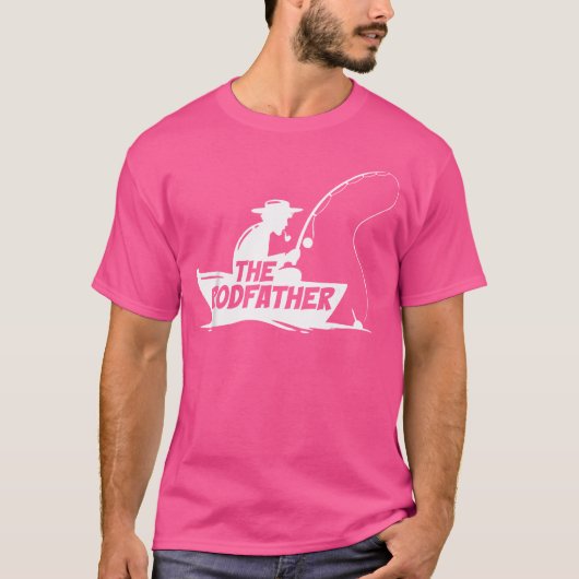 ロッド父ルアーズベイトロッド父魚釣り Tシャツ (正面)