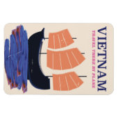 ロッバックドイツヴィンテージスタイル旅行ポスターマグネ マグネット (横)