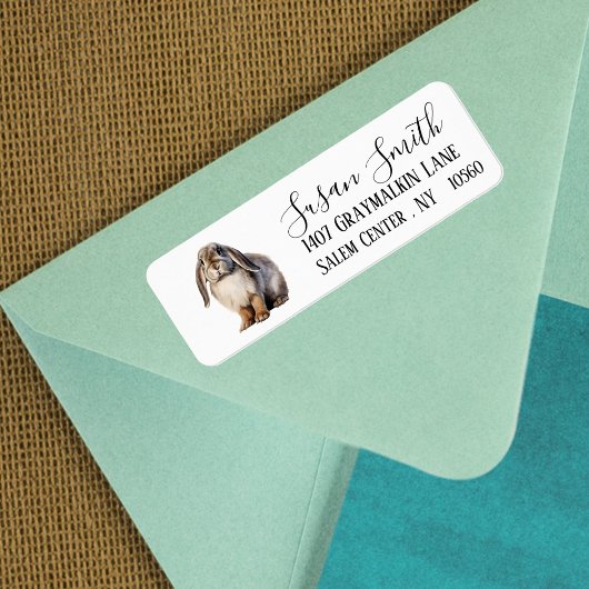 ロップバニー スクリプト 住所 ラベル