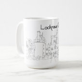 ロッホナウ城 スコットランド コーヒーマグカップ (正面左)