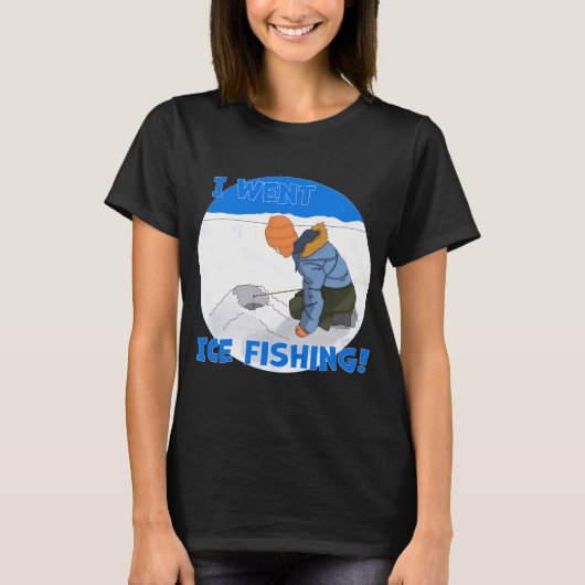 ロッホネス湖で釣りをする子供たち Tシャツ (正面)