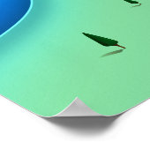 ロッホモラロハバーハイランドスコットランドの地図 ポスター (角)