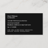 ロッモダンクユニークスミスの名刺 名刺 (裏面)