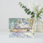 ロッンダ・セネガル西アフリカ1997 ポストカード (スタンド正面)