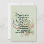 ロッ中国のスターアートデザインパーティー 招待状 (正面)