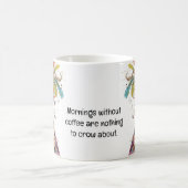 ロッ予測できなスターのコーヒーユーモア コーヒーマグカップ (中央)