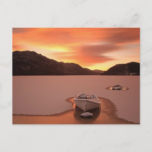 ロッ凍っていチ | Ruthven，英国 ポストカード (正面)