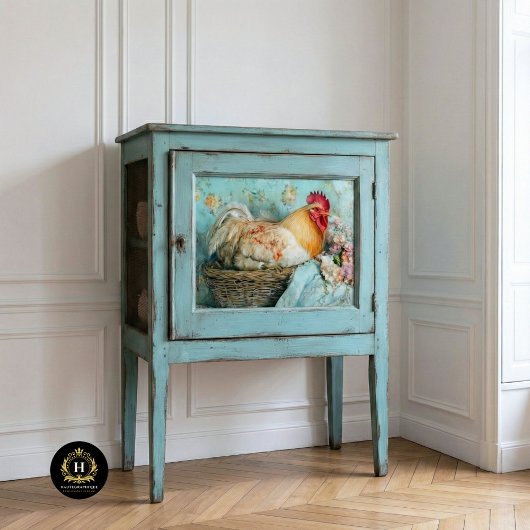 ロッ素朴スターピンクアジサイのデコパージュ 薄葉紙