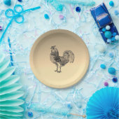 ロッ素朴スター ペーパープレート (パーティー)