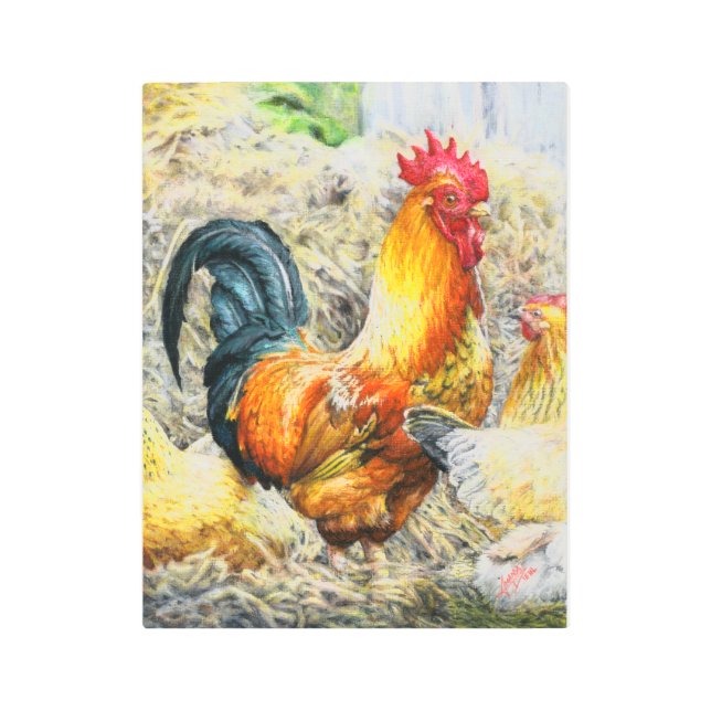 ロッ誇りを持ったスター メタルプリント (正面)