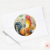 ロッ誇りを持ったスター ラウンドシール (封筒)