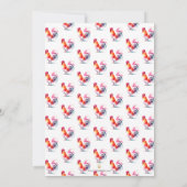 ロッ鮮やかスターブライダルシャワー 招待状 (裏面)