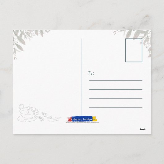 ロティカナイマレーシアホリデーハガキ シーズンポストカード (裏面)