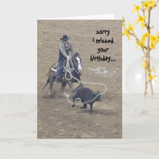 ロデおもしろいオの誕生日は、(少し縛り上げて!) カード (黄色い花)