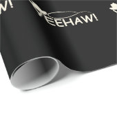 ロデおもしろいオ乗馬カウボーイ&女性のカーボーイ ラッピングペーパー (ロールコーナー)