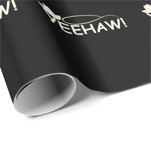 ロデおもしろいオ乗馬カウボーイ&女性のカーボーイ ラッピングペーパー (ロールコーナー)