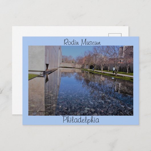 ロディンミュージアムフィラデルフィア ポストカード (正面/裏面)
