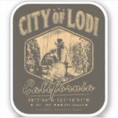 ロディ・サン・ホアキン・カリフォルニア – ヴィネヤード・ヴィンテージ シール (正面)