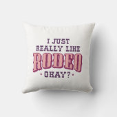 ロデオが大好き クッション (裏面)